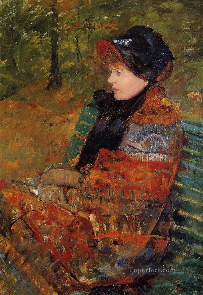 Autumn aka Profile of Lydia Cassatt mothers children Mary Cassatt Oil Paintings